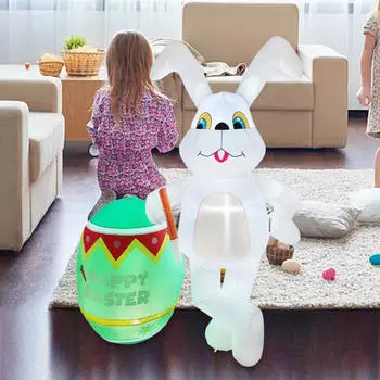 Пасхальные надувные наружные украшения гигантский кролик для вечеринки Style I