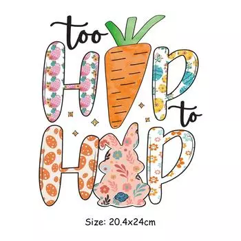 Пасхальные нашивки Термотрансферные наклейки на футболки своими руками Наклейки на одежду Термотрансферные наклейки на толстовки Ropa Наклейки на одежду