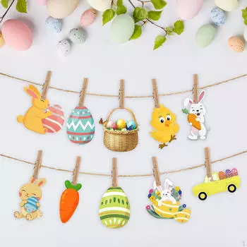 Пасхальные подвесные украшения, украшения для деревьев, милые подвески для использования в помещении и на открытом воздухе