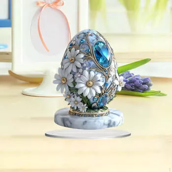 Пасхальные яйца Украшение стола Подарок на центральный элемент Подарки на вечеринку Художественные поделки Акриловая настольная вывеска для