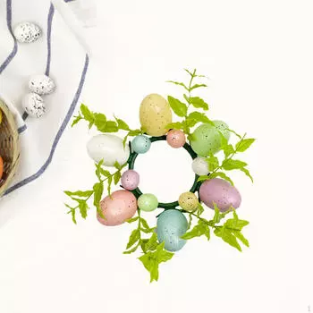 Пасхальные свечи кольца венок зелень декоративный мини столб подсвечник для жизни Style B