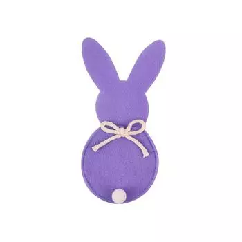 Пасхальный фетровый дом, разноцветная вилка, мультяшный кролик, нож, держатель для столовых приборов, креативная сумка для посуды, украшение для вечеринки, праздничные принадлежности