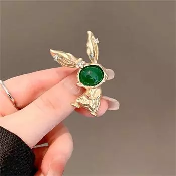 Пасхальный кролик брошь милая брошь женский подарок девочка вечеринка праздник наряд подарок One Size