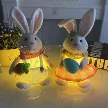 Пасхальный кролик гномы плюшевые с легким пасхальным праздничным украшением плюшевая фигурка гномов милый шведский кролик эльф Tomte