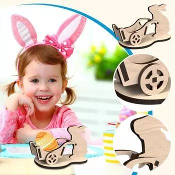 Пасхальный кролик коляска пасхальный подарок One Size