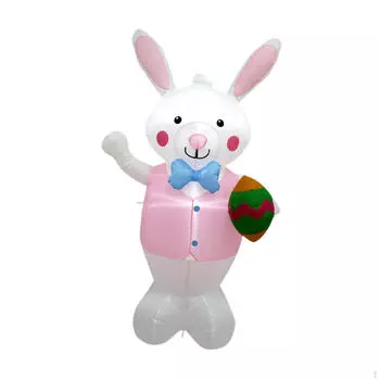 Пасхальный кролик кукла Air Model 61.02 в милом цвете со светом для дня рождения на лужайке патио