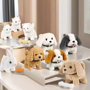 Пасхальный кролик плюшевые карманные кролики в жестяной коробке мягкие игрушки кролики-анимады