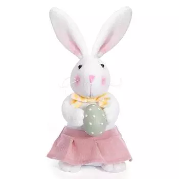 Пасхальный кролик украшение мягкая плюшевая кукла кролика с морковкой или яйцом кукла кролика центральный элемент