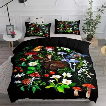 Пасхальный кролик Винтаж Арт Пододеяльник Комплект постельного белья King Queen Double Full Twin Single Size 150x200