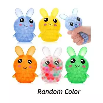 Пасхальный Случайный 1 шт. Кролик Зайчик Игрушка-мялка Снятие стресса Декомпрессия Отскок