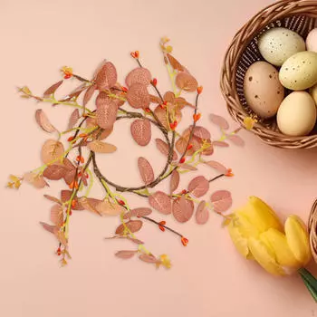 Пасхальный венок Искусственные венки Украшения Дверная гирлянда для