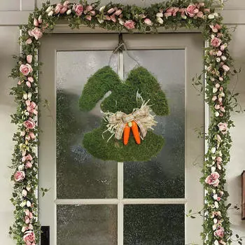 Пасхальный венок настенное украшение украшение для дома гирлянда в виде кролика для фото реквизита