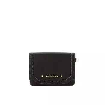 Pass Case Point Stitch Pass Case 00072310260121 Black [Samantha Vega] Women s