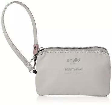 Pass Case with Reel Water Repellent BASE AGM0531 Light Gray [Anello]
