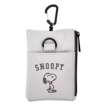 Pass Pass Water Reel Key Аксессуар для персонажа 0433 Светло-серый [Снупи] Чехол, Чехол, Репеллент, В комплекте, Карабин, Чехол, Чехол, Сумка, Женщины, Мужчины,