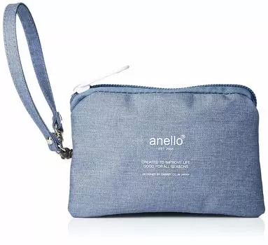 Pass pouch with reel THE DAY Denim multicolor [Anello] AU-H1159
