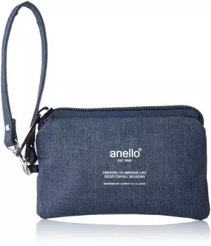 Pass Pouch with Reel THE DAY Navy [Anello] AU-H1159