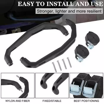 Пассажирская ручка подлокотник заднего сиденья мотоцикла ремонт аксессуар подходит для Yamaha Tenere 700 / XT700 2019-2025 чёрный