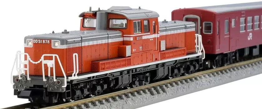 Пассажирский поезд TOMIX N-Gauge JR Chikuho Main Line, 50 кондиционированных модифицированных вагонов, набор 98808, серия пассажирских вагонов/Воздушный