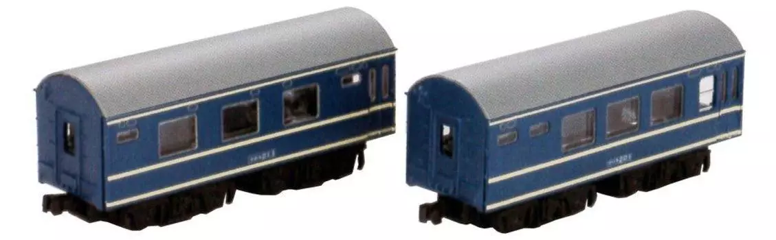 Пассажирский вагон B Train Shorty 20 серии B набор пассажирских вагонов Окрашенная пластиковая модель (2 включены)