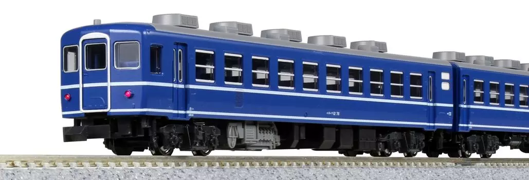 Пассажирский вагон KATO N Gauge 12 Series Express JNR, набор спецификаций, модель пассажирского вагона для железной дороги, 6 вагонов, 10-1550 синий