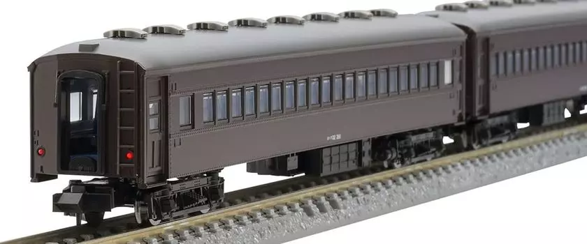 Пассажирский вагон старой модели TOMIX N Gauge JNR Soya Main Line Regular Train Set 98413 Железнодорожная модель пассажирского вагона