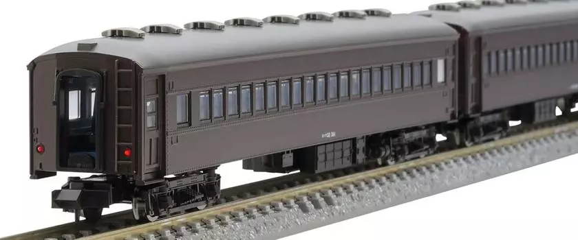 Пассажирский вагон старой модели TOMIX N Gauge JNR Soya Main Line Local Train Set 98413 Железнодорожная модель пассажирского вагона