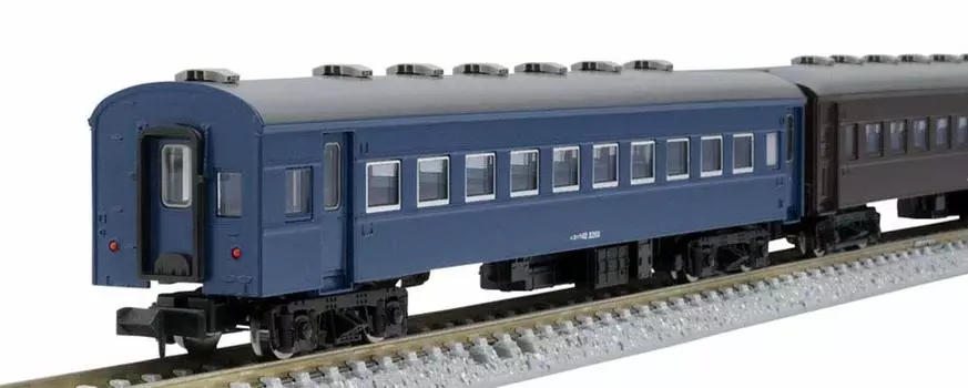 Пассажирский вагон старой модели TOMIX N-Gauge, местный поезд главной линии Тохоку, набор из 6 вагонов, 98712, модель пассажирского вагона