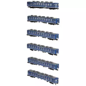 Пассажирский вагон TOMIX N Gauge 12 серии Spur Oyama Set 6 вагонов 98727 Железнодорожная модель пассажирского вагона