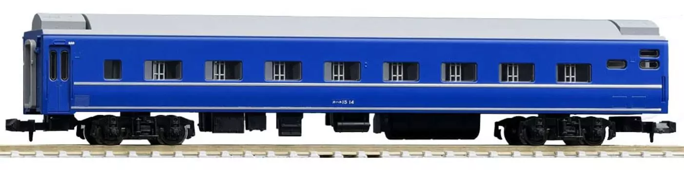 Пассажирский вагон TOMIX N Gauge JR Ohane 15 0 Type JR West Japan Specification Silver Belt H Rubber Black 9536 Железнодорожная модель пассажирского вагона