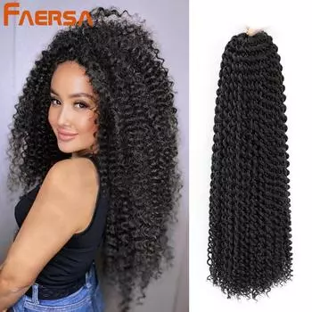 Passion Braiding Extension Афро Синтетические локоны Passion Twist Волосы Вязание крючком 18 дюймов Наращивание для чернокожих женщин Длинные волосы омбре 18 Inch