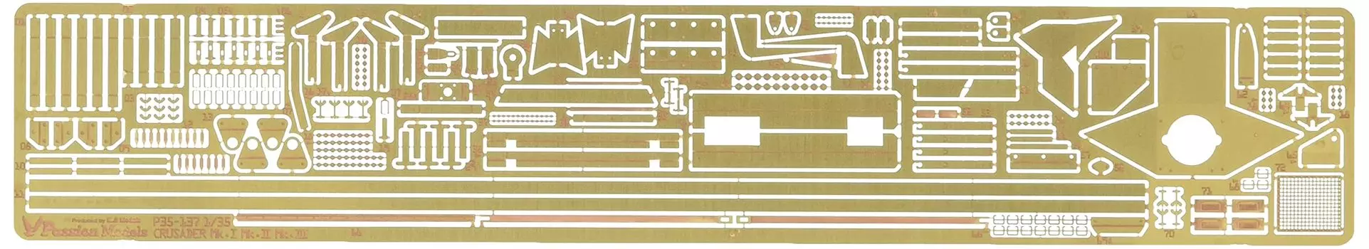 Passion Model Crusader parts Tamiya MM37025 Italeri Plastic model parts 1/35 Mk.1/Mk.2/Mk.3 Photo-etched 6432/6385 P35-137