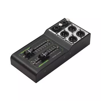 Пассивный регулятор громкости Металлический точный регулятор звука Plug and Play Поддержка стереовхода/выхода XLR чёрный