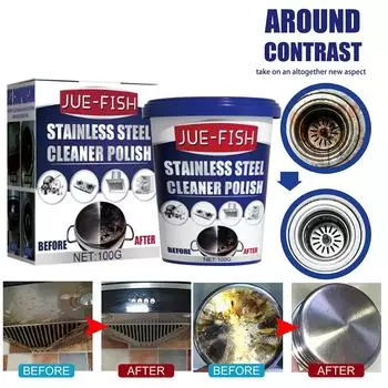 Паста Бытовая чистящая жидкость для кухни Ежедневное чистящее средство для кухонных приборов Чистящее средство для плит