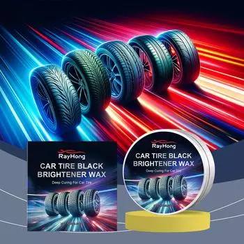 Паста для полировки автомобильных шин RAYHONG, средство для восстановления протектора автомобильных шин, полироль для шин, паста для полировки и блеска 100g