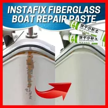 Паста для ремонта лодок из стекловолокна, быстросохнущее морское гелькоут, средство для ремонта царапин серый