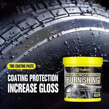 Паста для ухода за шинами и покрытия Паста для восстановления протектора шин Чернение и осветление Ремонтный крем для ухода за автомобильными шинами 300ml