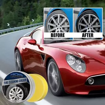 Паста для восстановления пластика шин Паста для восстановления яркости шин Водонепроницаемая, антивозрастная и защита от почернения шин