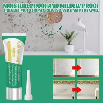 Паста для заделки стен, водостойкая паста для защиты от плесени, заделка стен в домашних условиях, ремонт трещин, ремонт отверстий для гвоздей, ремонт шпаклевки стен 100g