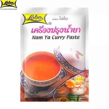 Паста карри Lobo Namya, без глутамата натрия, консервантов и красителей / на 3-4 порции, Тайская еда, 60 г 60 g
