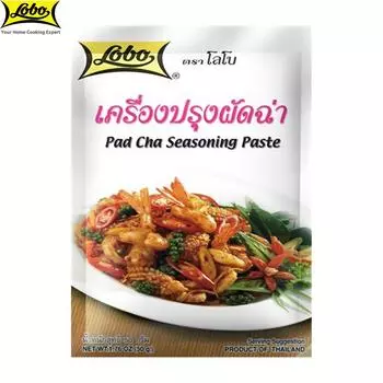 Паста-приправа Lobo Pad Cha, без добавления консервантов и красителей / на 2-3 порции, Thai Food, 50 г 50 g