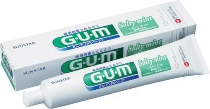 Паста Sunstar GUM со вкусом соленой мяты 150 г x 8 шт.