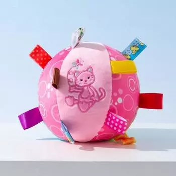 Пастельная красочная пушистая звуковая игрушка для собак, тип B, 1 шт.