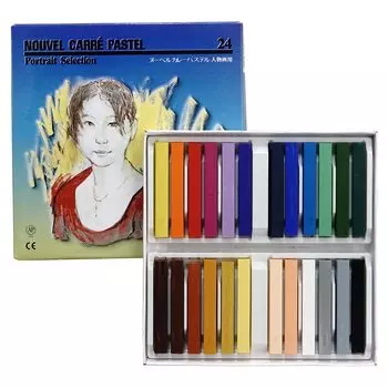 Пастель Talens Japan Nouvelle Curry для рисования фигур, набор из 24 цветов 458025