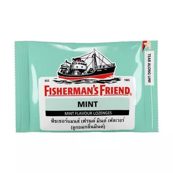 Пастилки Fisherman s Friend, мята, вкус мяты 25 г. х 6/12/24 шт. 25 g. x 6 pcs