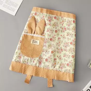 Пасторальный дышащий холщовый фартук с защитой от обрастания, износостойкая кухонная рабочая одежда синий