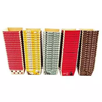 Pastreet Mini Baked Tray SS 5 Patterns 20 Pieces Каждая Valentine Pound Cake Mold Petit Cake Pound Baking Form Сделано в Японии (Милый) FBAT204208AS-100