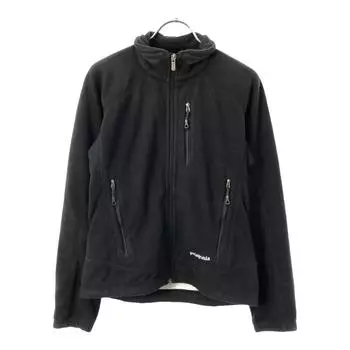 patagonia Сделано в США Флисовая куртка XS черная Для улицы Женская Б/у