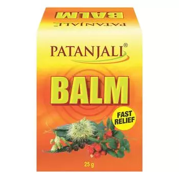 Patanjali Бальзам - Быстрое облегчение, Аюрведический бальзам Патанджали Pack = 25 gm