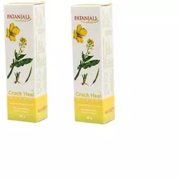 Patanjali Крем для заживления трещин 50 г - Упаковка из 2 шт.
